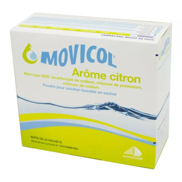 MOVICOL PDR SOL BUV AD  AROME SACH20 CITRON