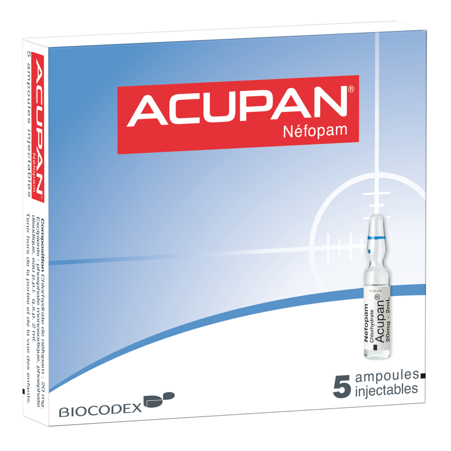 ACUPAN 20MG 5AMP INJ 2ML